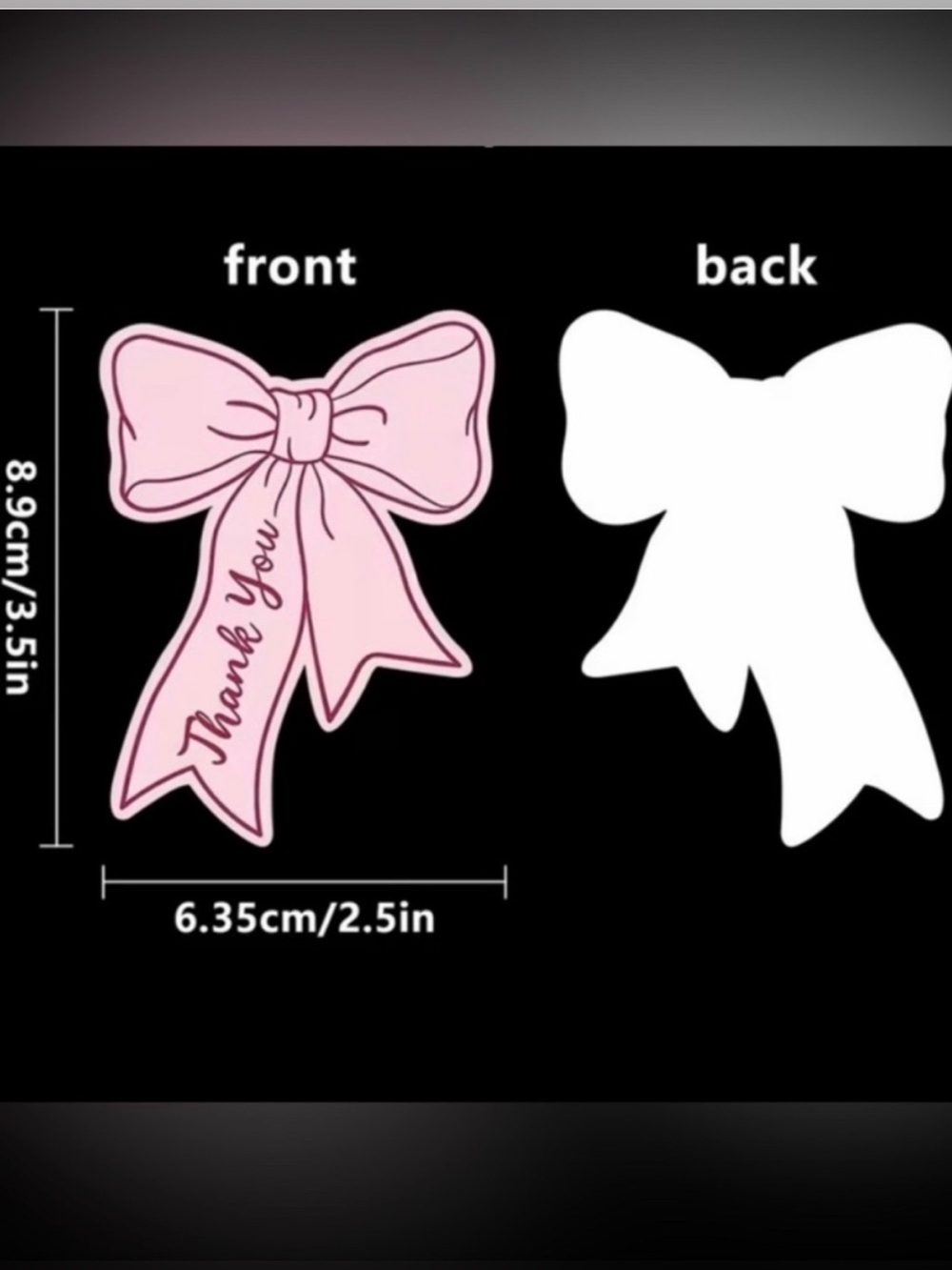 590pcs Shipping Bundle: 30 L Poly Mailers, 30 Gift Bags, 30 Cards & 500 Stickers - Picture 11 of 15